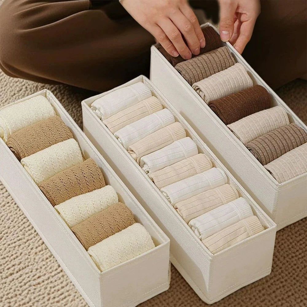 Organisateur de tiroir modulable – Rangement vêtements pour un dressing parfaitement ordonné