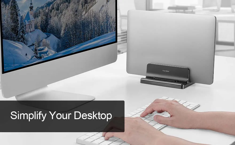 Support vertical pour ordinateur portable – Gain de place immédiat